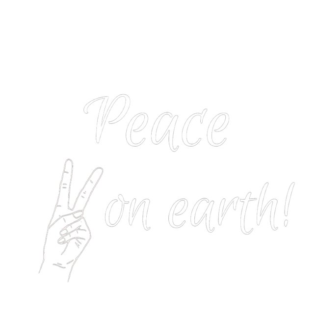 Camiseta Peace on earth!  T-Shirt (Criador carregado)