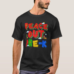 Camiseta Peace Out Pre K Goodbye Pre K Hello Summer 2023