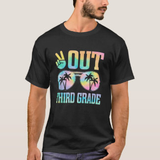 Camiseta Peace Out Third Grade Last Day of School Graduatio