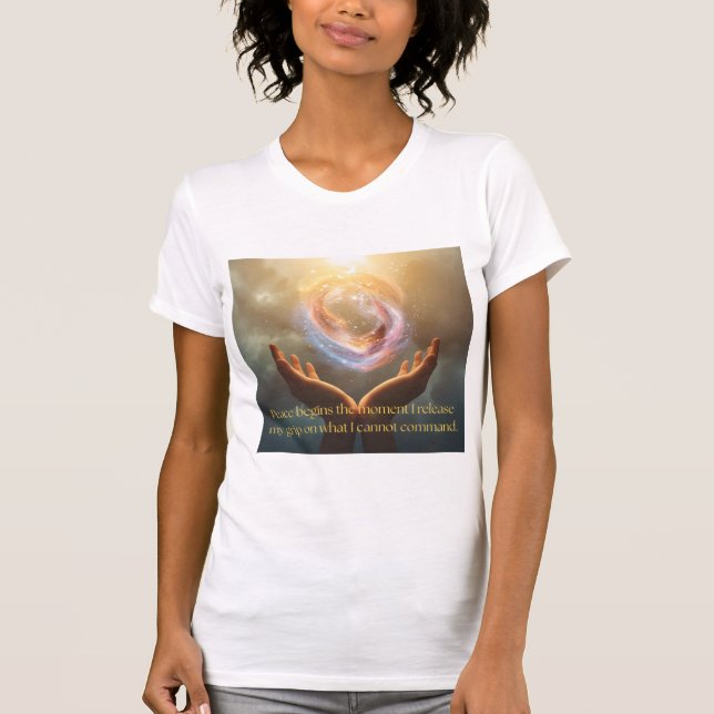 Camiseta Peace Quote T-shirt (Frente)