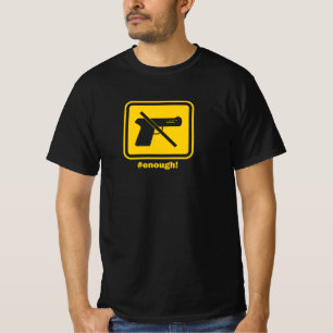 Camiseta Peace sign Enough End Gun Violence