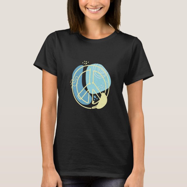 Camiseta Peace sign for men and women (Frente)