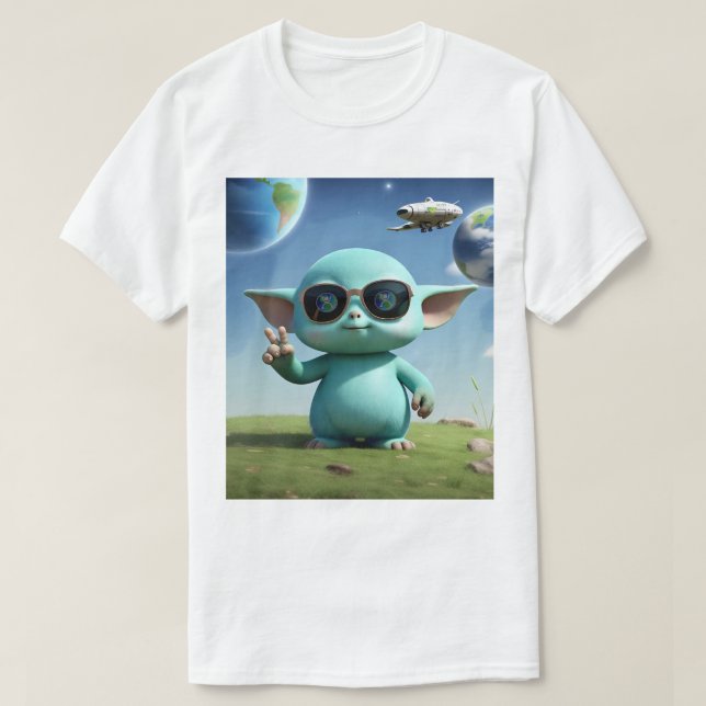 Camiseta PEACE TO EATHLINGS (Frente do Design)