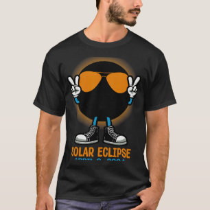 Camiseta Peace Totality Solar Eclipse 8 de abril de 2024 Wo