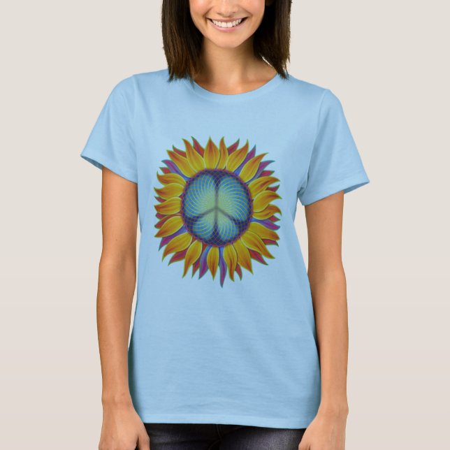 Camiseta peaceflower (Frente)