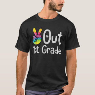 Camiseta Peaces Gravatas De 1Rua Corantes De Graduação Clas