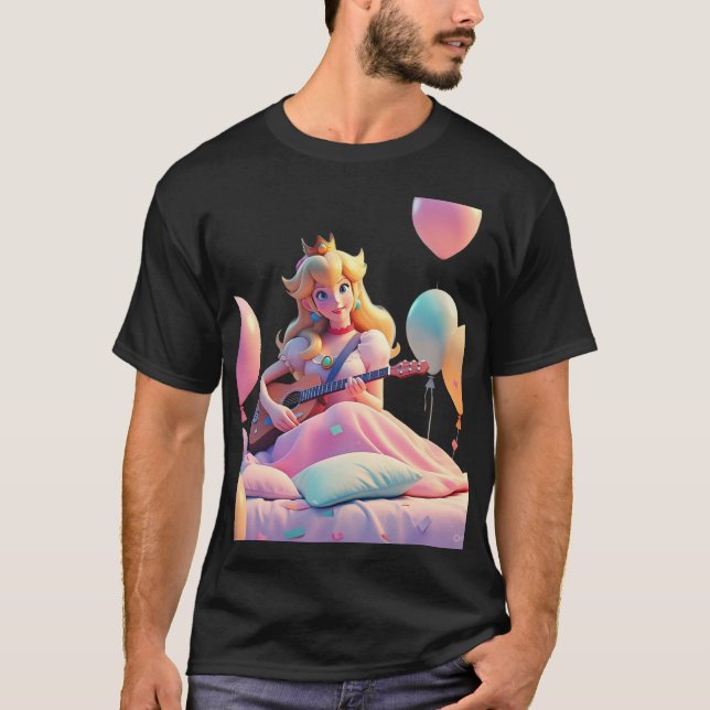 Camiseta Peach Dreams - Álbum Lofi Inspirado por Clairo (Frente)