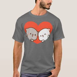 Camiseta Peach e Goma Mochi Cat Love 1