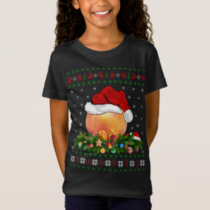 Camiseta Peach Lover Xmas Santa Hat Feia Peach Natal