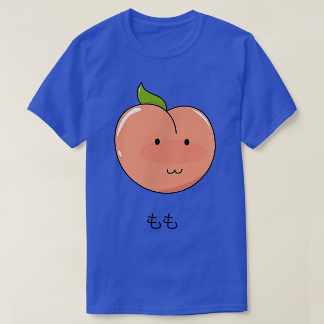 Camiseta Peach Momo Japonês Estilo Kawaii Otaku Estilo Boni (Frente do Design)