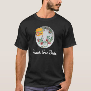 Camiseta Peach Tree Dish com Cheeseburger