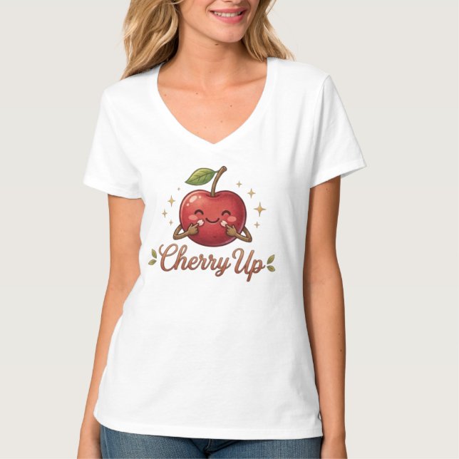 Camiseta Peachify: Cherry Up 1 (Frente)