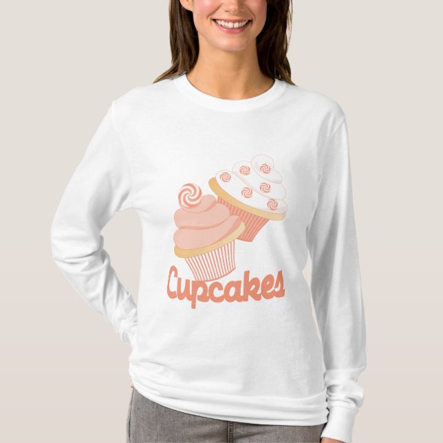 Camiseta Peachy Candy Cupcakes (Frente)