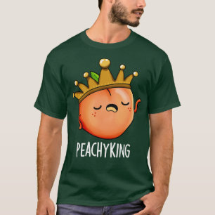 Camiseta Peachy King Engraçado Peach Pun
