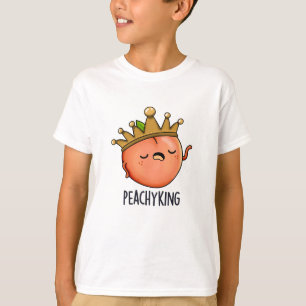 Camiseta Peachy King Engraçado Peach Pun