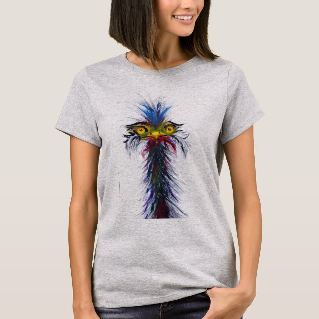 Camiseta Peacock de ÁguaColor (Frente)