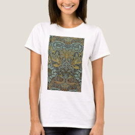 Camiseta Peacock e Dragon (por William Morris)