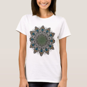 Camiseta Peacock Feather Mandala