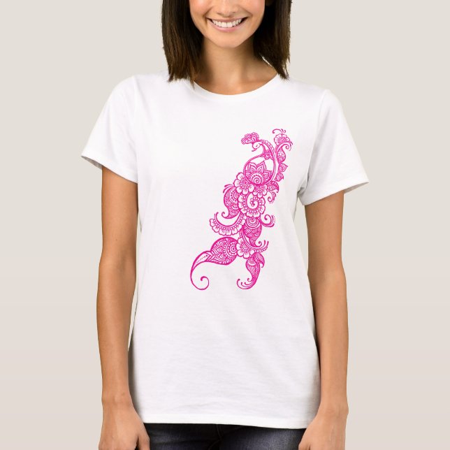Camiseta peacock.fuchsia (Frente)