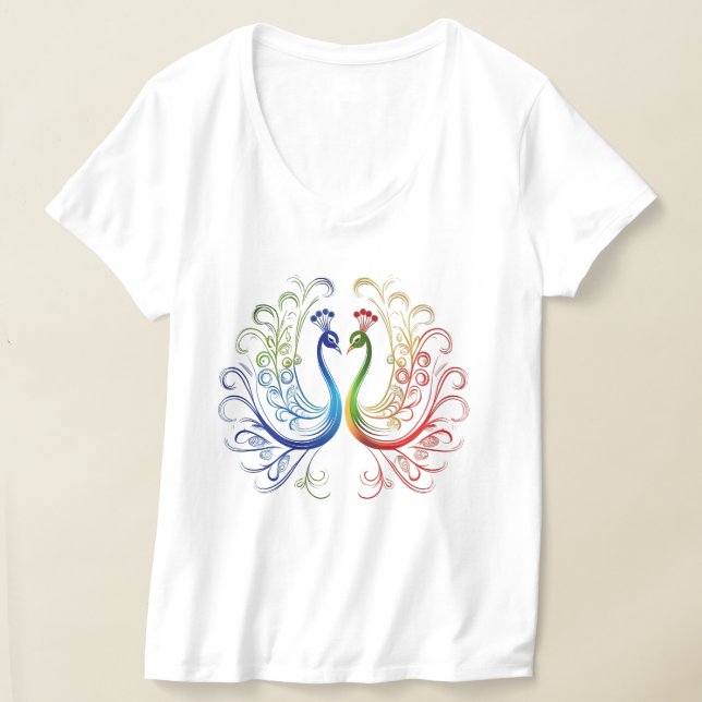 Camiseta Peacock minimalist T-Shirt (Postura )