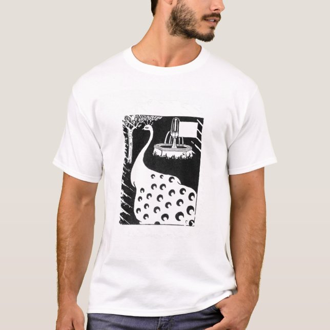 Camiseta Peacock motif, de "Le Morte d'Arthur" (lito) (Frente)