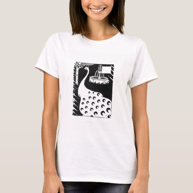Camiseta Peacock motif, de "Le Morte d'Arthur" (lito) (Frente)