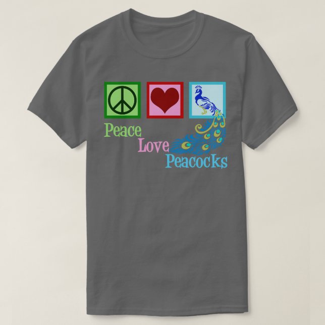 Camiseta Peacocks (Frente do Design)