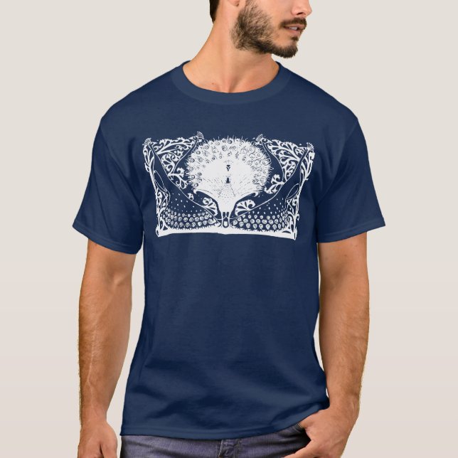 Camiseta Peacocks de Artes e Artesanatos Neerlandeses (Frente)