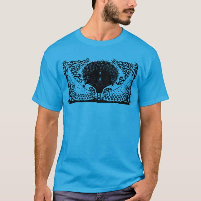 Camiseta Peacocks de Artes e Artesanatos Neerlandeses (Frente)