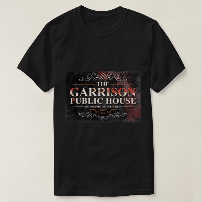 Camiseta Peaky Blinders - The Garrison (Frente do Design)