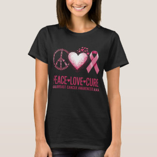 Camiseta PEALOVE CURE Breast Cancer Consciência