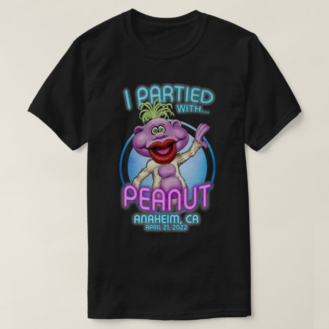 Camiseta Peanut Anaheim, CA (2022) (Frente do Design)