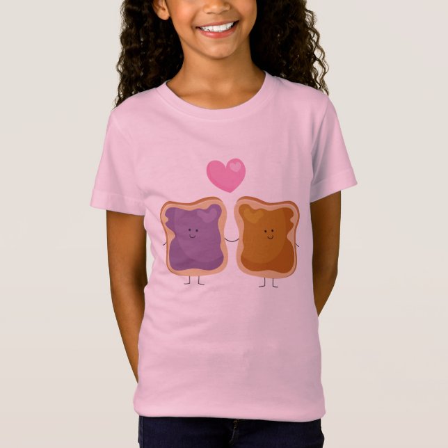 Camiseta Peanut Butter e Jelly Love (Frente)
