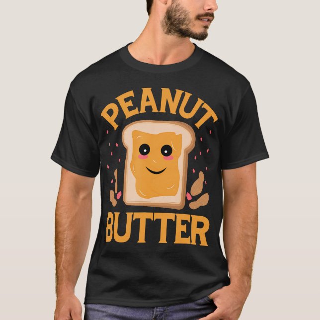 Camiseta Peanut Butter Funny Peanut Lover Apparel Kids Todd (Frente)