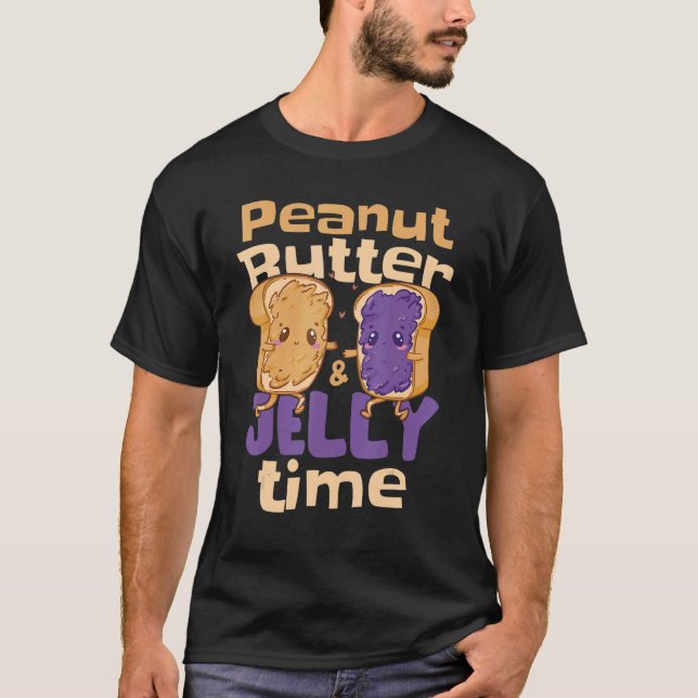 Camiseta Peanut Butter Jelly Time (Frente)