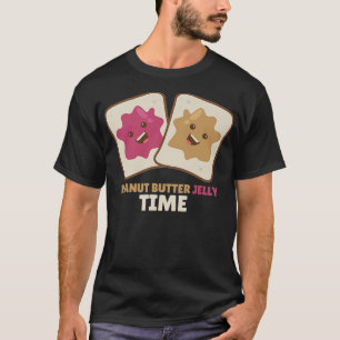 Camiseta Peanut Butter Jelly Time Bff Love Match Perfect 15