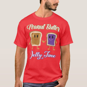 Camiseta Peanut Butter Jelly Time Bff Love Match Perfect Pr