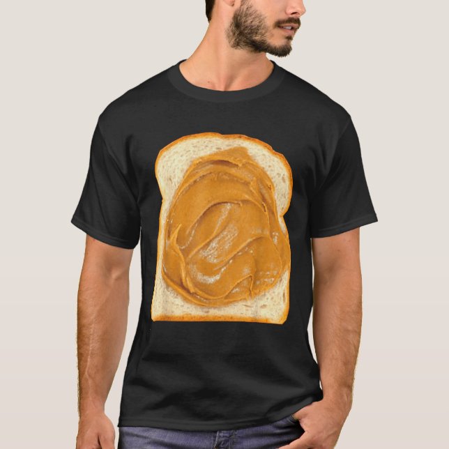 Camiseta Peanut Butter On Bread Slice Costume Halloween Foo (Frente)