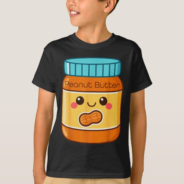 Camiseta Peanut Butter Shirt Adult Men Women Kids Jelly Cos (Frente)