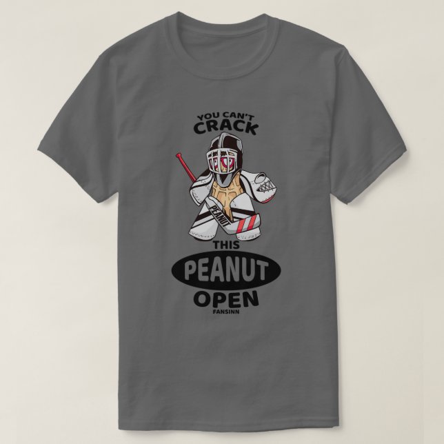 Camiseta Peanut joga hóquei no gelo (Frente do Design)