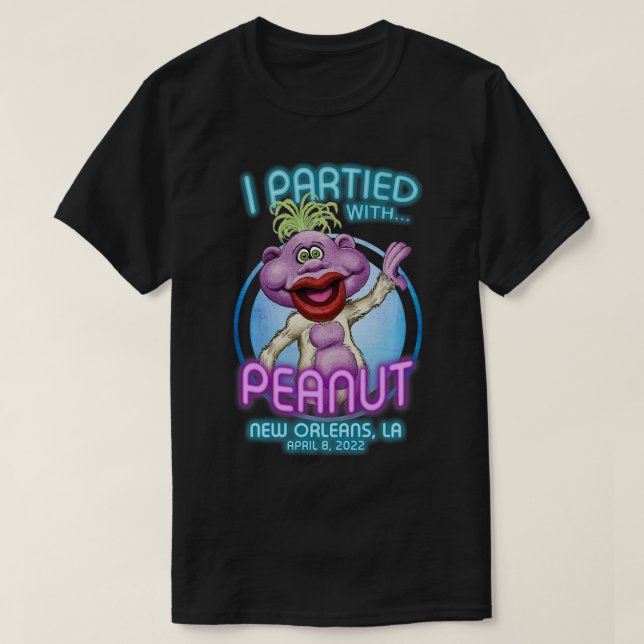 Camiseta Peanut New Orleans, LA (2022) (Frente do Design)