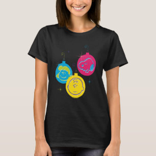 Camiseta Peanuts Baubles Trio de Natal