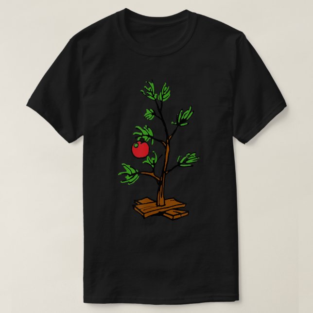 Camiseta Peanuts Charlie Brown Holiday Tree  (Frente do Design)