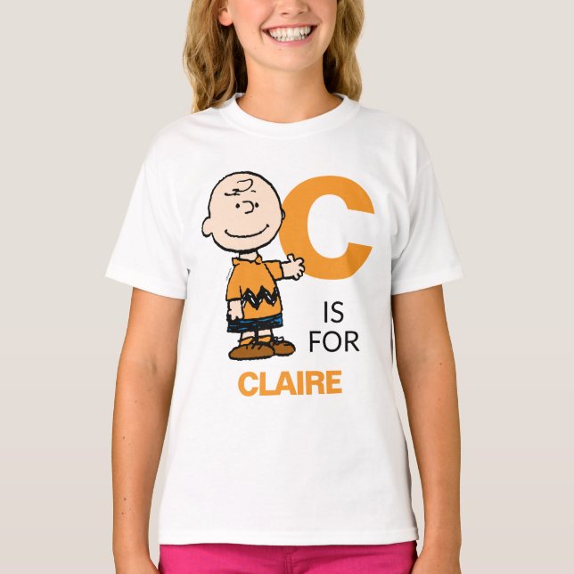 Camiseta PEANUTS | Charlie Brown personalizado (Frente)