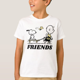 Camiseta PEANUTS   Embarque de Skate para Amigos