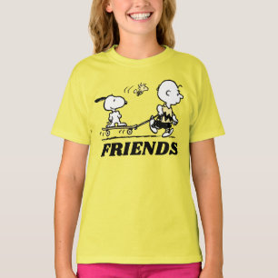 Camiseta PEANUTS   Embarque de Skate para Amigos
