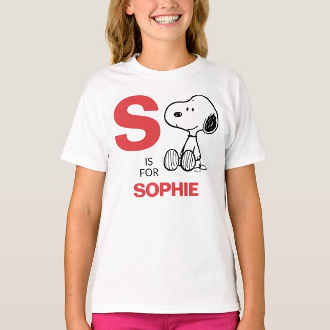 Camiseta PEANUTS | Esnoopia Personalizada (Frente)