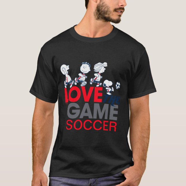 Camiseta Peanuts Gang Love The Game  (Frente)