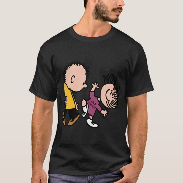 Camiseta Peanuts Maiores Sucessos - Rockin out to 'Linus e  (Frente)