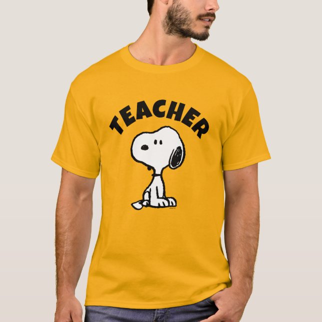 Camiseta Peanuts | Snoopy Turns Teacher (Frente)